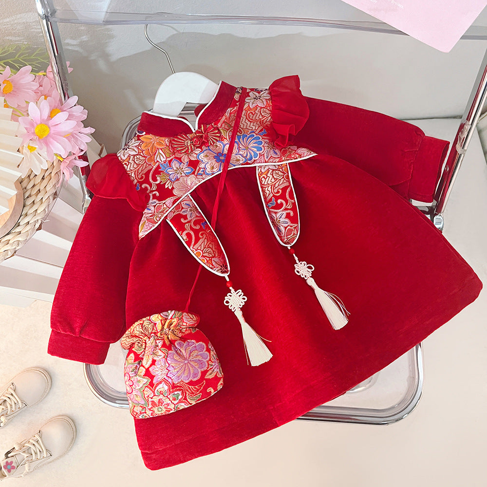 Fashion Personality Girls Cheongsam Dress