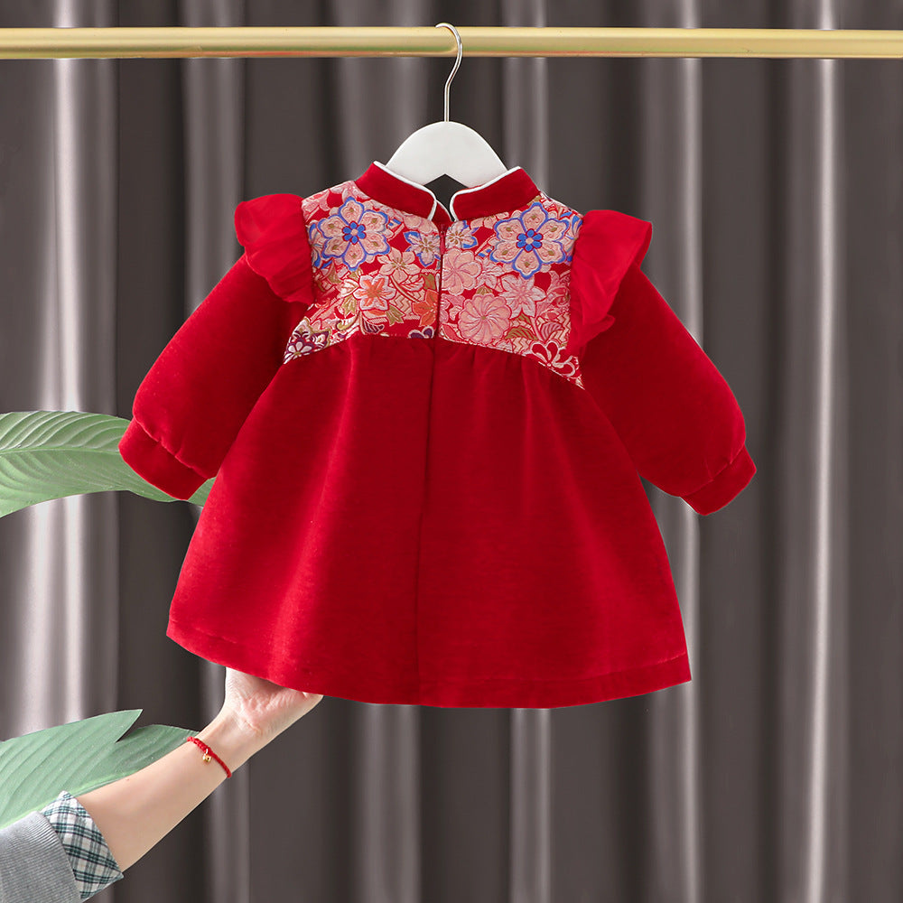 Fashion Personality Girls Cheongsam Dress
