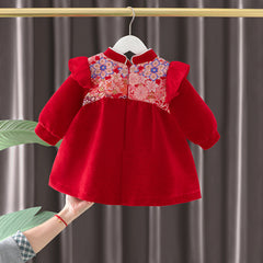 Fashion Personality Girls Cheongsam Dress
